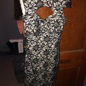 Cute cocktail black and sequined dress
